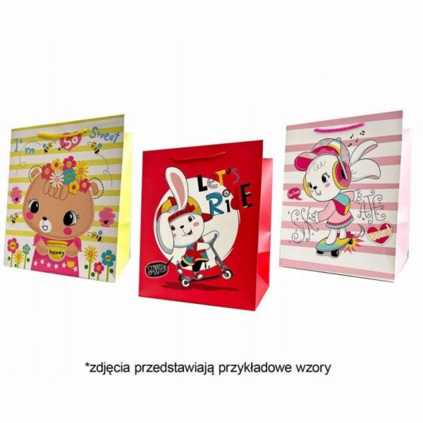 JU-PITER Ozdobná dárková taška 4wz 26x32x25cm JP 4645A ši...