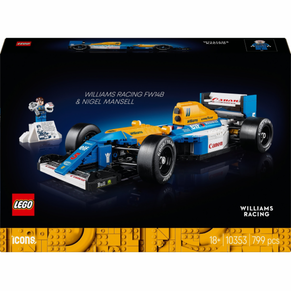 LEGO 10353 Icons Williams Racing FW14B s Nigelem Manselle...