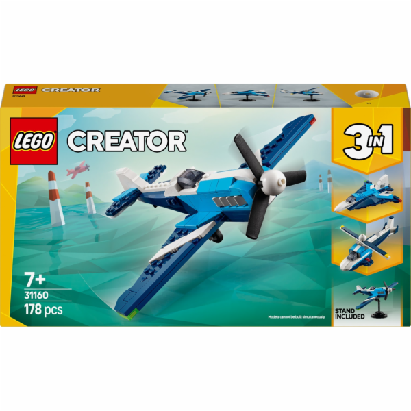 LEGO 31160 Creator Letadlo 3 v 1: závodní letadlo, staveb...
