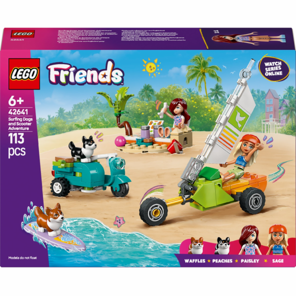 LEGO 42641 LEGO Friends dobrodružná stavebnice pro psí pláž