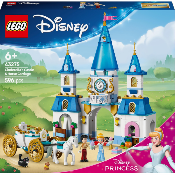 Stavebnice LEGO 43275 Zámek princezny Popelky a koněm taž...