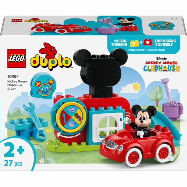 LEGO 10454 DUPLO Disney Mickeyho klubovna a stavebnice aut