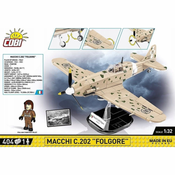 COBI Macchi C.202 Folgore, stavebnice