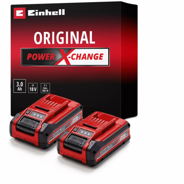 Einhell Battery Power-X-Change Plus TWIN-PACK 18Volt 3,0Ah