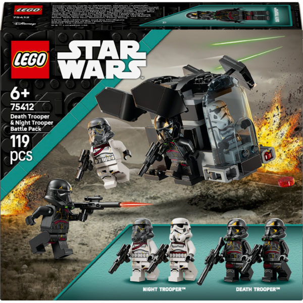 LEGO STAR WARS 75412 Bojový balíček Smrtící voják a Noční...
