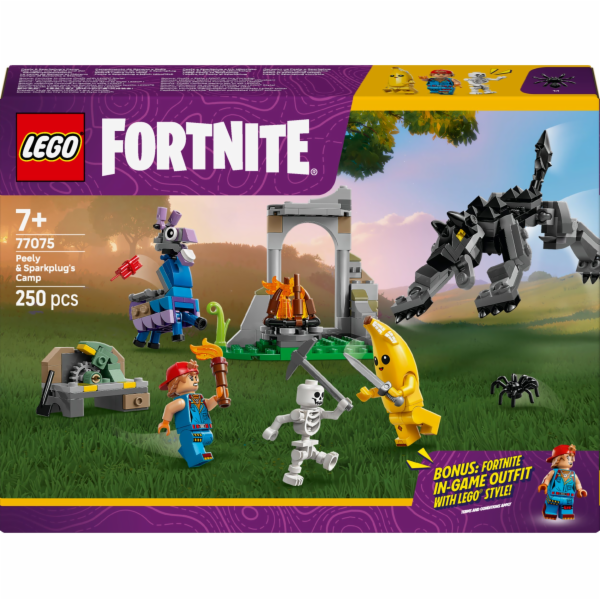 LEGO FORTNITE 77075 Tábor Peelyho a Sparkpluga