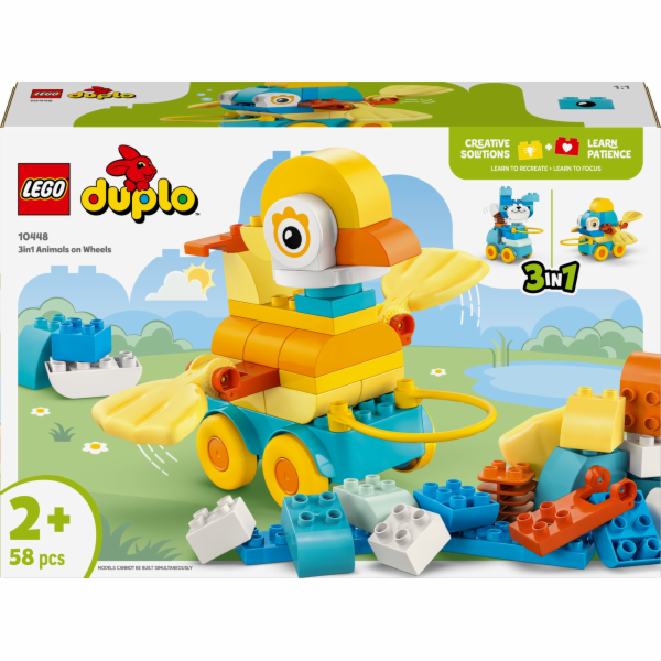 LEGO DUPLO 10448 3 v 1 Zvířata na kolečkách