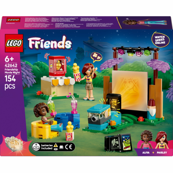 LEGO 42642 Friends Filmabend mit Freunden, Konstruktionss...