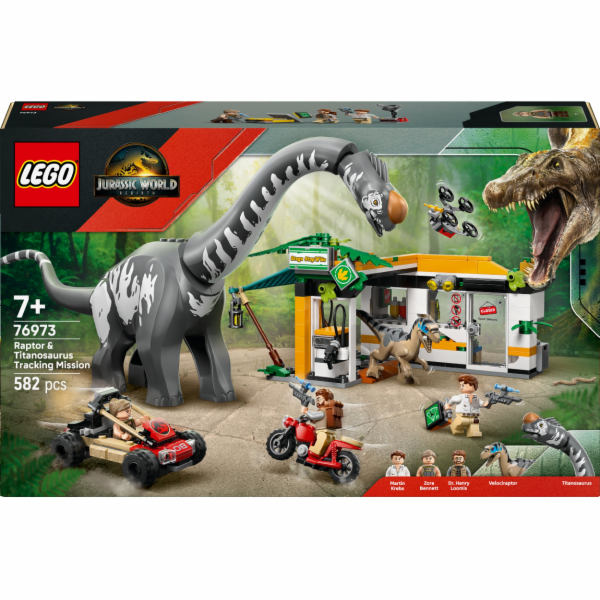LEGO JURASSIC WORLD 76973 Mise na sledování dravců a tita...