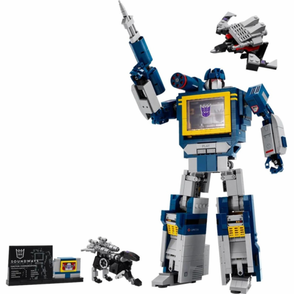 LEGO® Icons Transformers: Soundwave 10358, 1505 dílků.