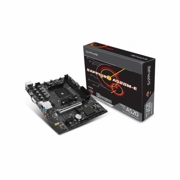 Sapphire A520M-E AMD A520 Socket AM4 Micro ATX