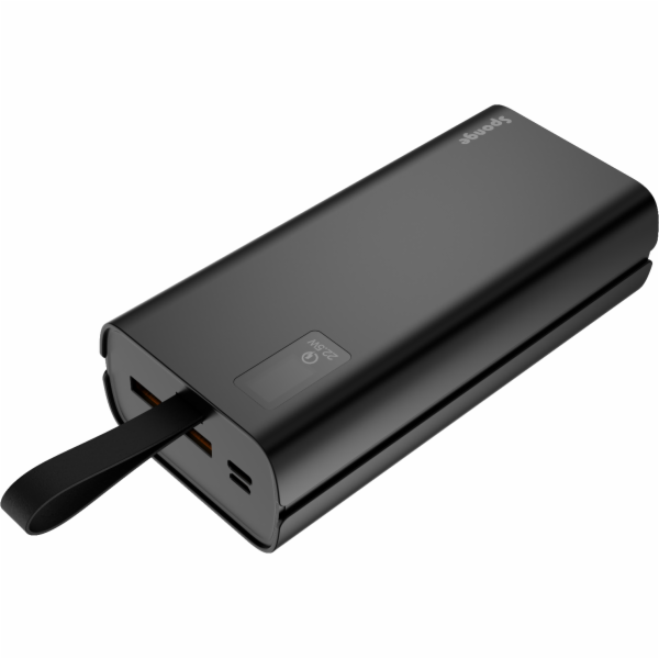 Přenosná nabíječka Sponge Energy 30000 mAh, 22,5 W, šedá