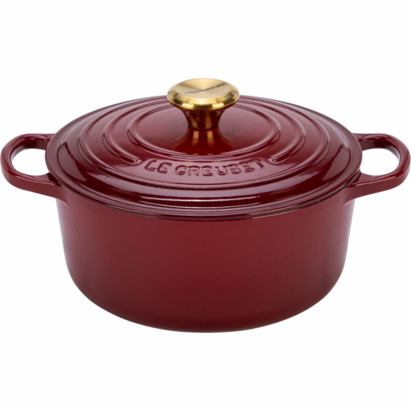 Le Creuset Signature Bräter rund 24 cm rot