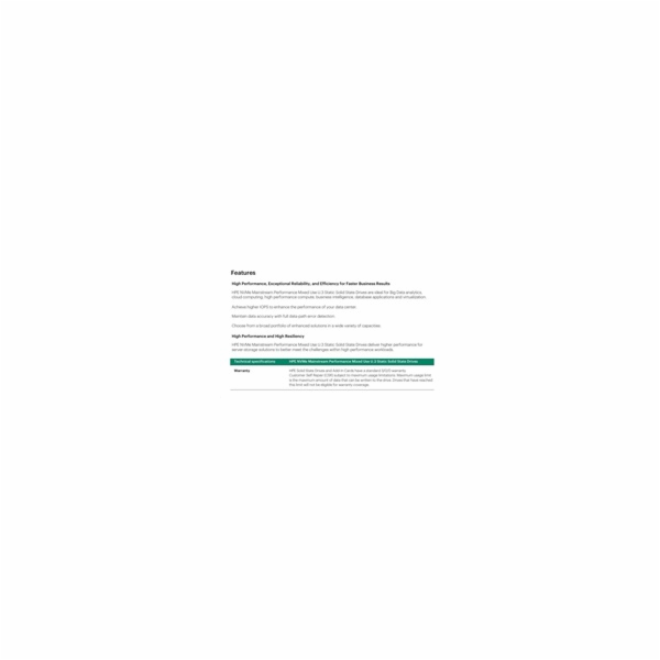 HPE 3.2TB NVMe Gen4 Mainstream Performance Mixed Use SFF ...