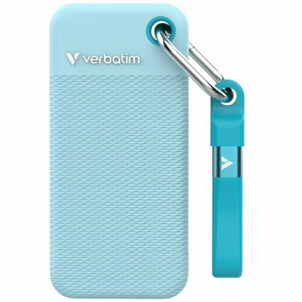 VERBATIM externí SSD 1TB Pocket SSD, USB-C, Modrá
