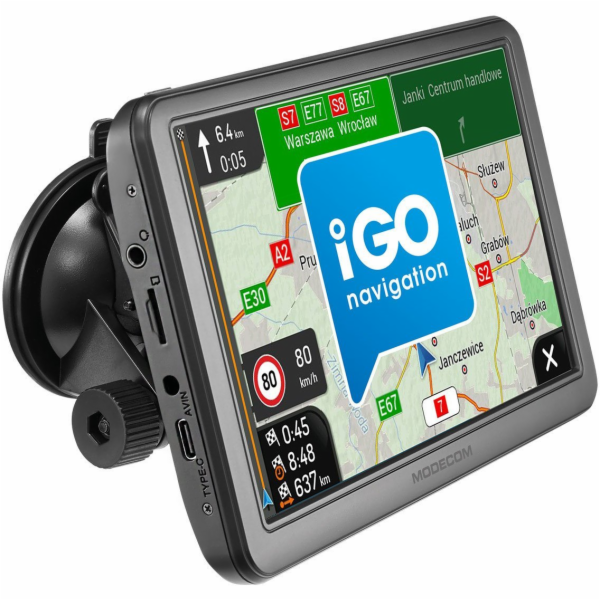 MODECOM FreeWAY CX 7.4 CAR NAVIGATION + iGO Navigation Tr...
