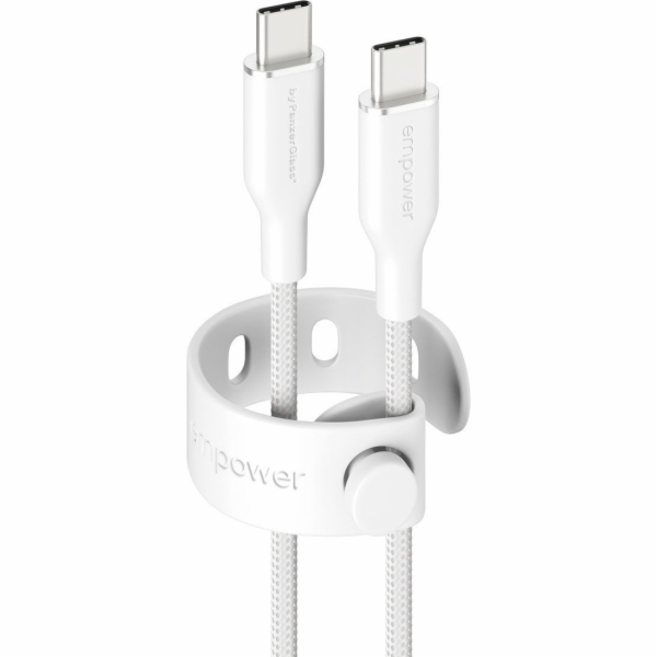 PanzerGlass empower kabel USB-C/USB-C, 1,2 m white