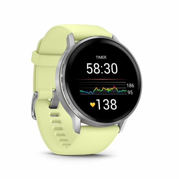 GARMIN VENU 4, Smart hodinky, Gray/ Silver 45