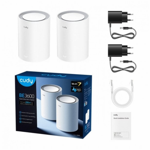 Cudy M3600 Dvoupásmový (2,4 GHz / 5 GHz) Wi-Fi 7 (802.11b...
