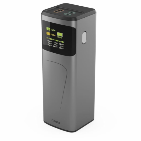 HAMA High Power, Powerbanka, 24000 mAh, USB-C/A