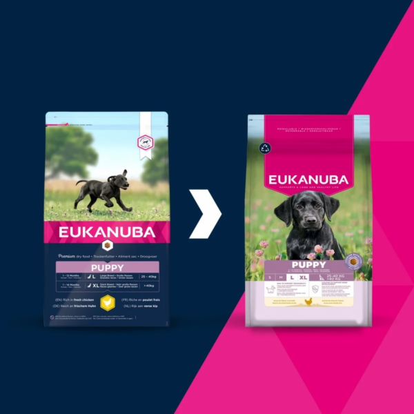 EUKANUBA Puppy L XL Rich in chicken - suché krmivo pro ps...