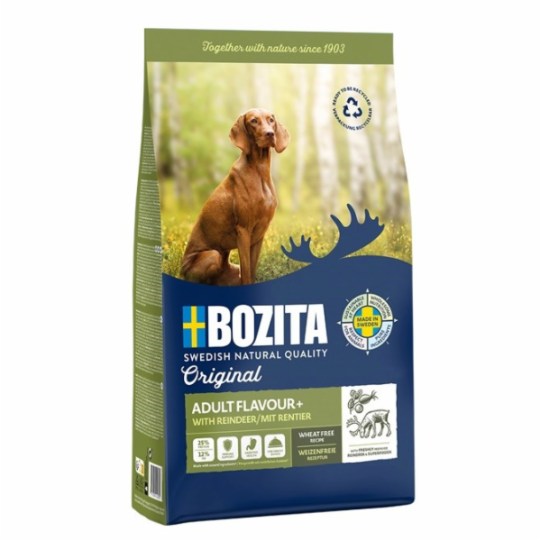 BOZITA Original Adult Flavour+ Reindeer - suché krmivo pr...