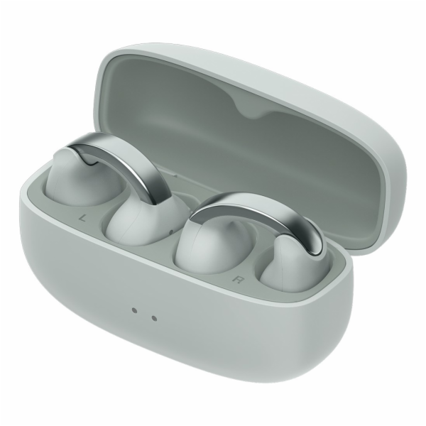 JVC HA-NP1THU - otevřené sluchátka TWS typu Earcuff, šedé
