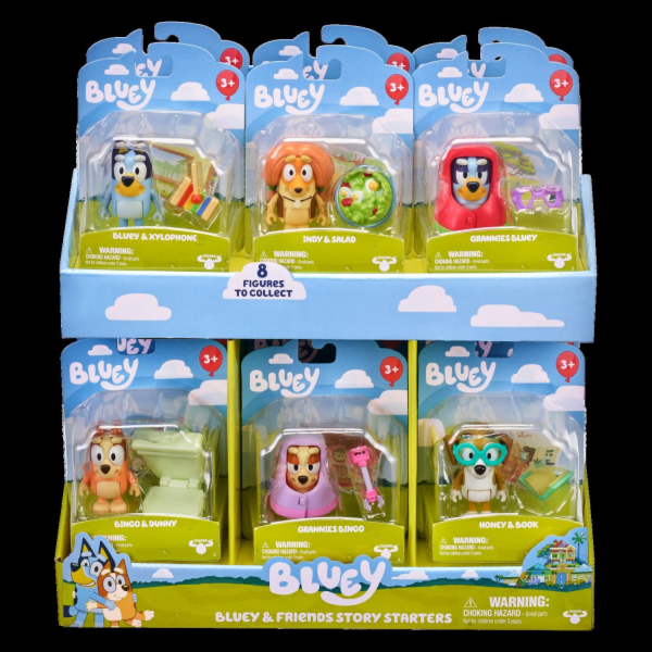 Tm Toys Bluey Figure 1balení Začátek zábavného mixu