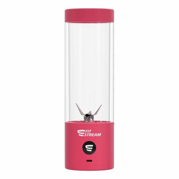 FitStream Pro Viva Magenta, přenosný, USB nabíjecí mixér