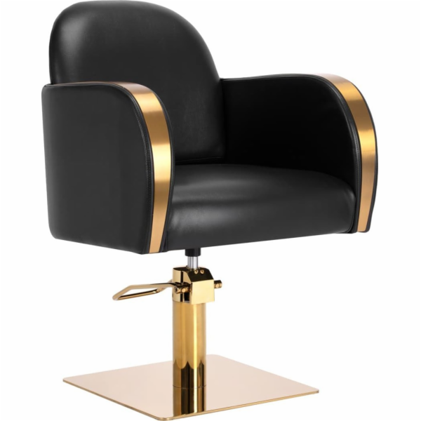 Activeshop Gabbiano kadeřnické křeslo Malaga zlato černá