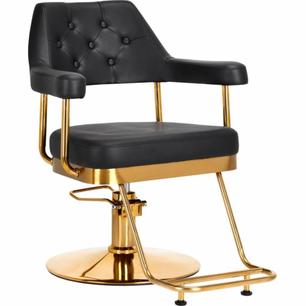 Activeshop Gabbiano kadeřnické křeslo Granada zlato černá