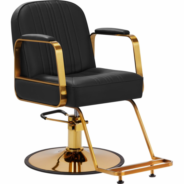 Activeshop Kadeřnické křeslo Gabbiano Acri zlaté - černé