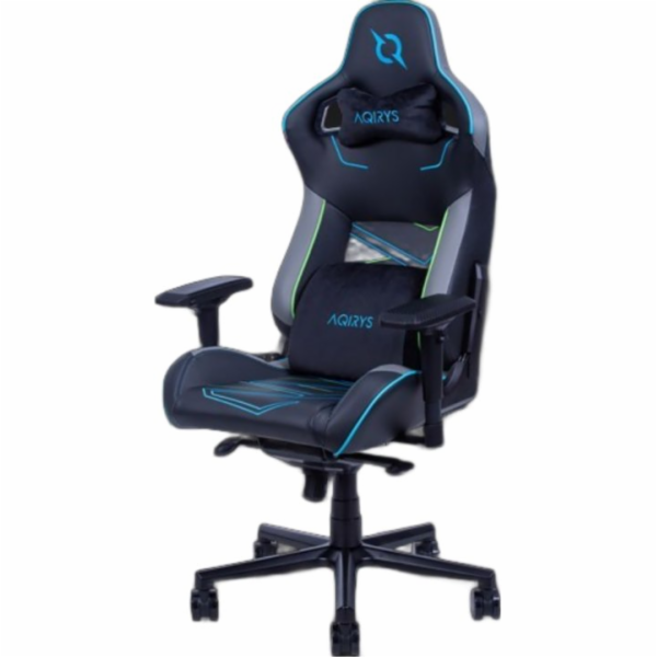 AQIRYS Herní židle HYPERION černá/šedá/modrá