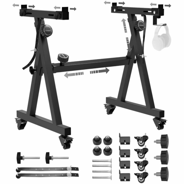 Mozos Stativový stojan KSX6 s kolečky pro klávesové nástr...