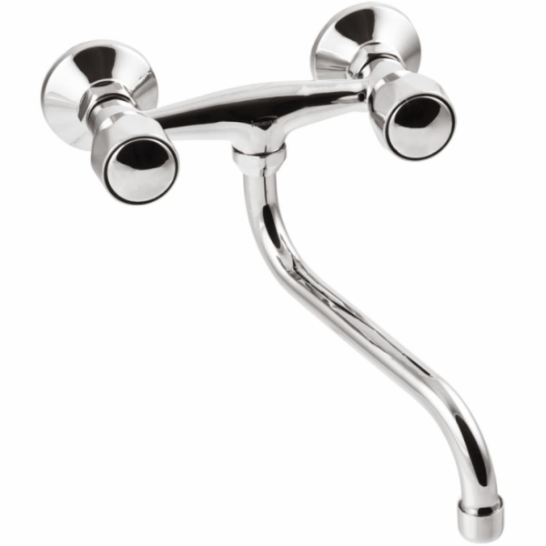 Invena Nástěnná kuchyňská baterie Modena, chrom (BC-12-FOS)