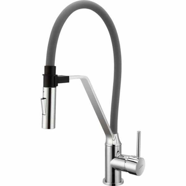 Invena Kuchyňská baterie Terra, stojací, šedá (BZ-98-001)