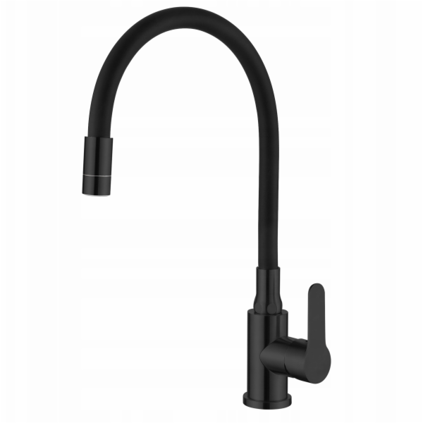 Invena Kuchyňská baterie Ksanti Inox, černá BZ-37-I04-L