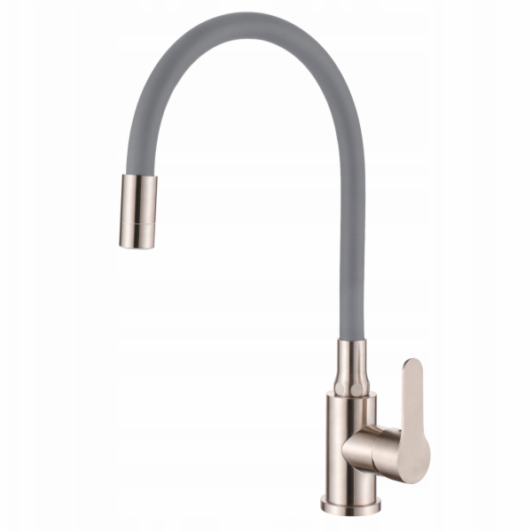 Invena Kuchyňská baterie Ksanti Inox, nerezová ocel/šedá ...