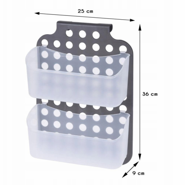 Kela Sprchový koš Sprchový koš do koupelny, 25,3 x 35,5 x...