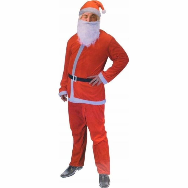 Kostým Santa Clause pro dospělé, polyester