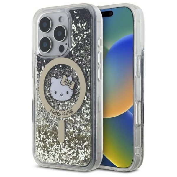 HelloKitty Pouzdro Hello Kitty HKHMP16XLGDIK pro iPhone 1...
