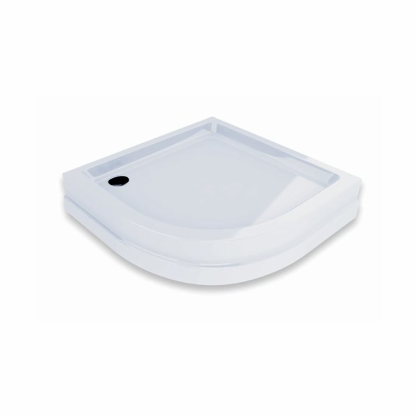 Ravak Ronda Basic půlkruhová rohová sprchová vanička 80 c...