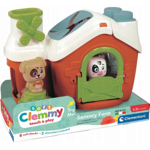 Clementoni CLE SOFT CLEMMY senzorická farma 17993