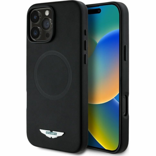 Pouzdro Aston Martin HC FW Logo iPhone 16 Pro Max MagSafe...