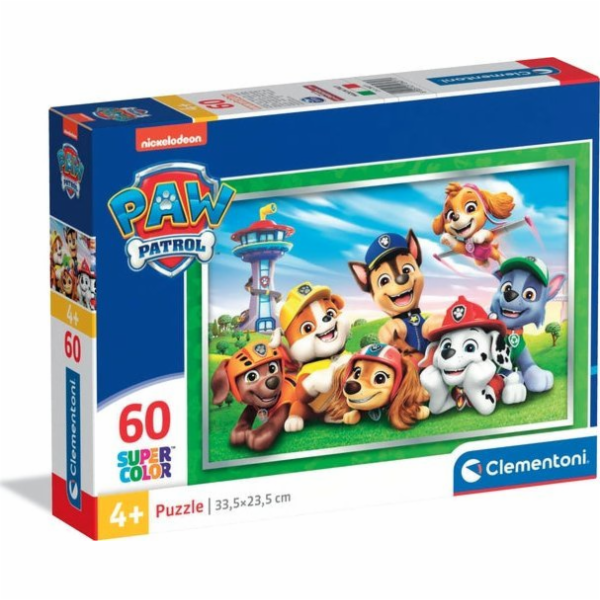 Delione Tlapková patrola 26071, 33,5 cm x 23,5 cm, 60 dílků.