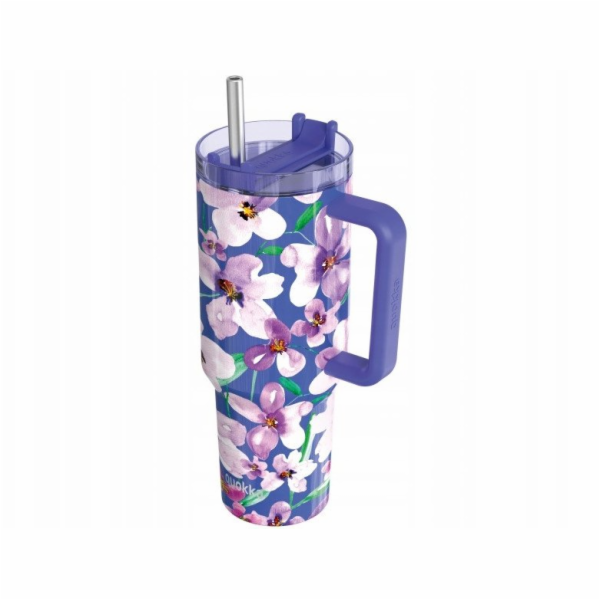 Quokka Stream - Termohrnek z nerezové oceli 1200ml s brčk...