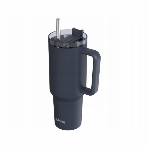 Quokka Stream - Termohrnek z nerezové oceli 1200ml s brčk...