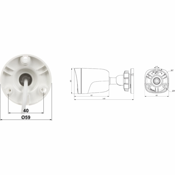 Tiandy IP KAMERA TC-C321N SPECIFIKACE: AK/I3W/E/Y/2.8MM/V...