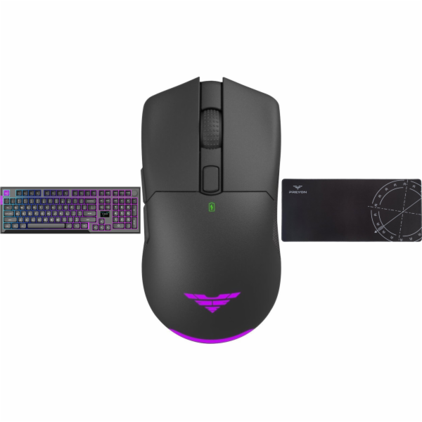 PREYON Klávesnice žlutá klávesnice PREYON SILENT CLAW + b...