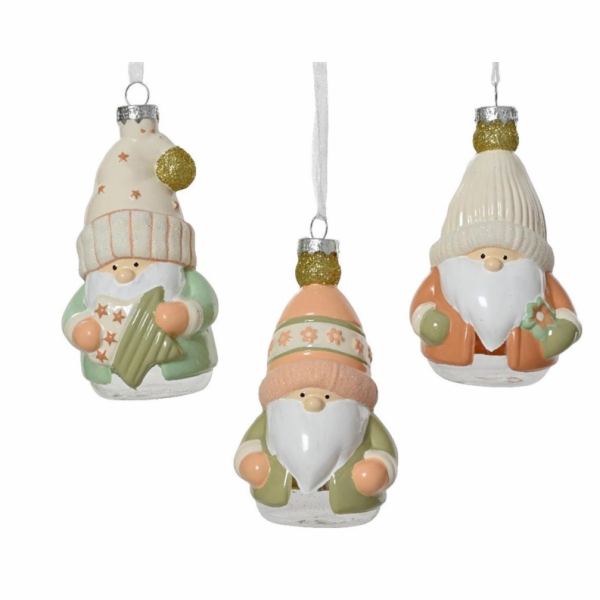 Vánoční hračka na stromeček Trpaslík, 12,5 cm, sklo
